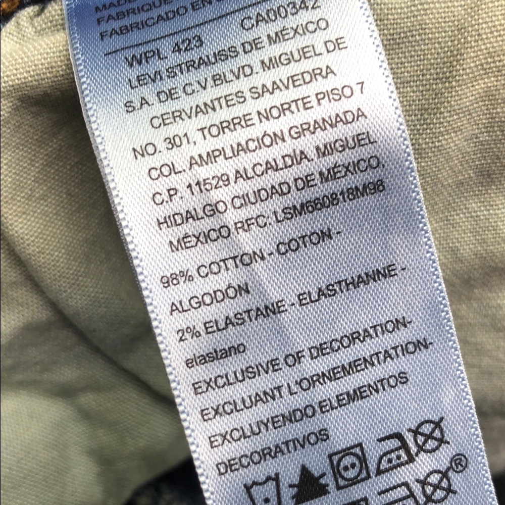 Levi's Classic Indigo Straight Jeans - Picture 6 of 12